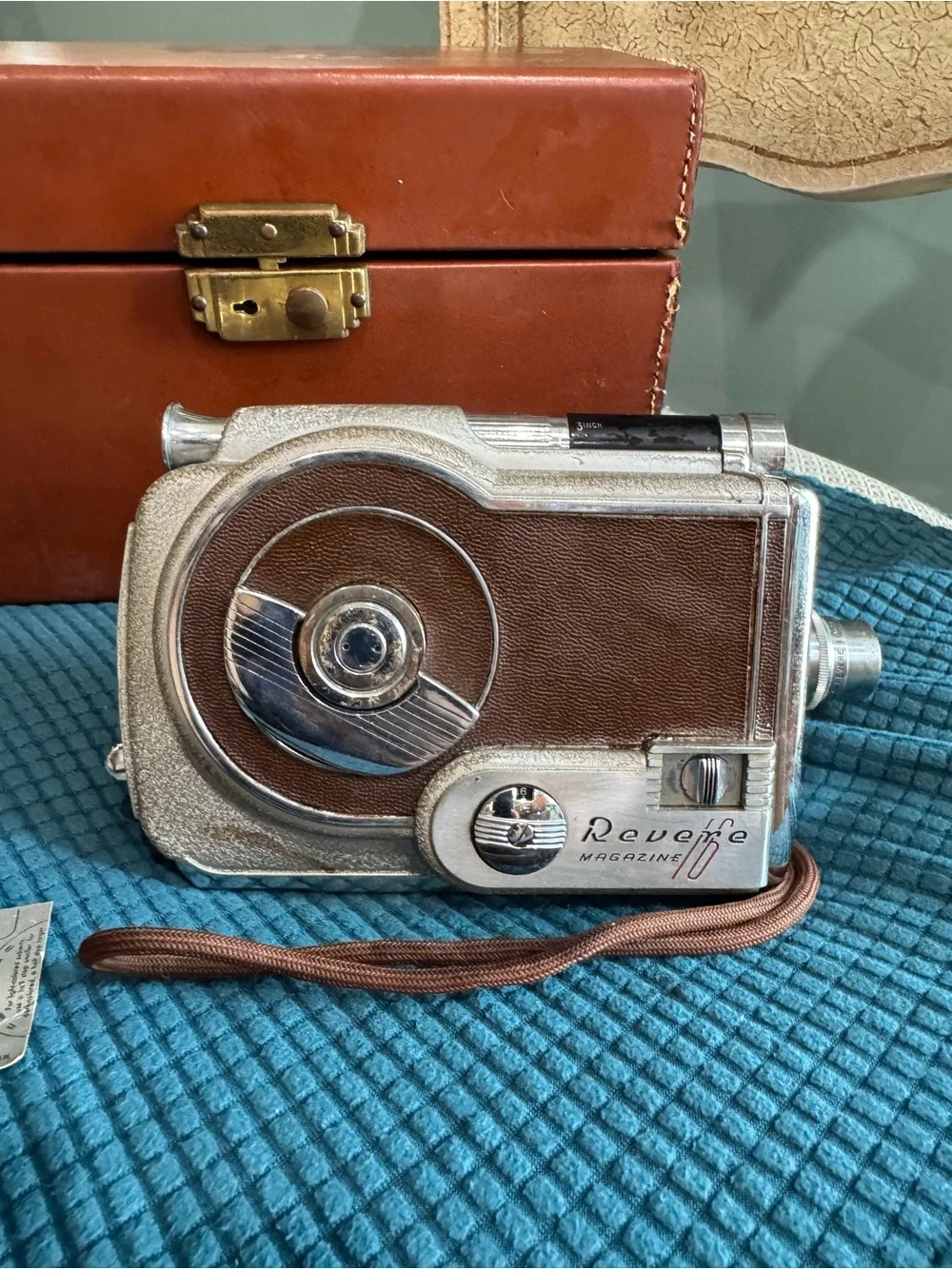 Vintage Revere 16 Magazine Camera With Case Untested